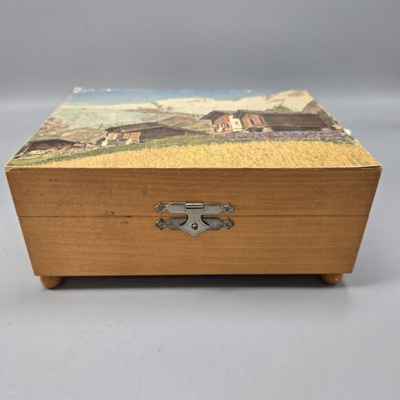 Vintage Thorens Music Box With 30 Teeth Plays But Missing 5 Teeth - Picture 2 of 14